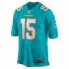Miami Dolphins Tröjor Jaelan Phillips 15 Nike Aqua 2021 NFL Draft - Herr Miami Dolphins Tröjor Jaelan Phillips 15 Nike Aqua 2021 NFL Draft - Herr